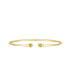 Фото #1 товара Citrine Open Cuff Bangle 14K Gold