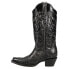 Фото #3 товара Corral Boots Studded Wing Tip TooledInlay Snip Toe Cowboy Womens Black Casual B
