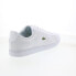 Фото #16 товара Lacoste Carnaby EVO 222 5 Mens White Leather Lifestyle Sneakers Shoes
