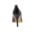 Фото #6 товара Trotters Gigi T1505-001 Womens Black Narrow Leather Pumps Heels Shoes