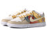 【定制球鞋】 Nike Dunk Low 特殊鞋盒 危机飞行 涂鸦 复古简约 低帮 板鞋 GS 棕黄 / Кроссовки Nike Dunk Low DH9765-100