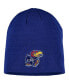 Фото #1 товара Men's Royal Kansas Jayhawks EZDOZIT Knit Beanie