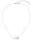 Lacoste stainless Steel Tennis Racket Necklace