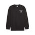 Фото #1 товара Puma Classics Cafe Crew Neck Sweatshirt Mens Black 62524501