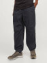 Фото #7 товара Jack & Jones loose fit parachute trouser in washed black