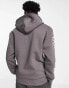 Фото #2 товара COLLUSION Unisex logo hoodie in dark grey