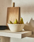 Фото #1 товара Earthenware salad bowl with raised-design edge