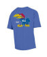 Men's Royal Distressed Kansas Jayhawks Vintage-Like Logo T-shirt