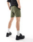 ASOS DESIGN skinny fit shorts in khaki Staubolivgrün, S - W32 - фото #2