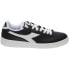 Фото #1 товара Diadora Game L Low Waxed Lace Up Mens Black Sneakers Casual Shoes 160821-C1092
