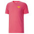 Фото #1 товара Puma Not From Here Paisley Crew Neck Short Sleeve T-Shirt Mens Pink Casual Tops