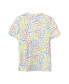 ფოტო #2 პროდუქტის Men's Super Soft Rainbow Licky Crew Neck T-shirt