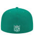 Фото #3 товара Men's Kelly Green Philadelphia Eagles Historic Wordmark 59FIFTY Fitted Hat