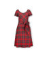 ფოტო #16 პროდუქტის Women's Organic Cotton Short Sleeve A-Line Dress