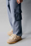 Фото #4 товара Трикотажные брюки с контрастным карманом ZARA