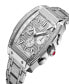 ფოტო #4 პროდუქტის Men's Echelon Platinum Series Diamond (3 ct. t.w.) Stainless Steel Watch, 41Mm