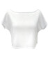 ფოტო #1 პროდუქტის Women's Off-The-Shoulder T-Shirt, Created for Macy's