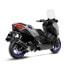 LEOVINCE Nero Yamaha X-MAX 125/Tech Max 21-22 Ref:14078K Stainless Steel&Carbon homologated full line system Черный, Homologated - фото #3