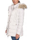 ფოტო #4 პროდუქტის Women's Bibbed Faux-Fur-Trim Hooded Puffer Coat, Created for Macy's