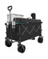 Collapsible Folding Wagon: Large Capacity, Removable Fabric, Compact Size