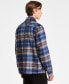 Фото #2 товара Men's Regular-Fit Plaid Shirt Jacket, Created for Macy's