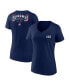 Фото #1 товара Women's Navy Team USA Paris 2024 Summer Olympics Dreams Are Made Here V-Neck T-Shirt