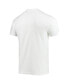 ფოტო #2 პროდუქტის Men's Vince Carter White Toronto Raptors Hardwood Classics Draft Day Colorwash T-shirt