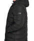 Фото #3 товара Women's Plus Size Bibbed Hooded Puffer Coat