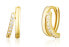 Фото #1 товара Stylish gold-plated earrings with zircons SVLE1835XH2GO00
