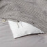 King Washed Waffle Weave Duvet Cover & Sham Set Gray - Threshold