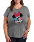 ფოტო #1 პროდუქტის Trendy Plus Size Minnie Mouse Graphic T-shirt
