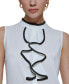 Фото #8 товара Блузка без рукавов Calvin Klein с оборками спереди, размеры для обычного и маленького роста