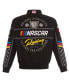 Фото #3 товара Men's Black NASCAR Twill Driver Uniform Full-Snap Jacket