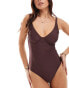 Фото #1 товара Cotton On underwired swimsuit in brown