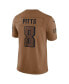 Men's Kyle Pitts Brown Distressed Atlanta Falcons 2023 Salute To Service Limited Jersey