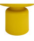 Фото #8 товара Yellow Side Table Small Space Stylish And Versatile Plastic Round Side Table