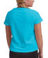 ფოტო #2 პროდუქტის Women's Active Small-Logo Pocket Cotton T-Shirt