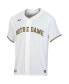 Фото #3 товара Men's White Notre Dame Fighting Irish Replica Baseball Jersey