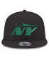 Фото #3 товара Men's Black New York Jets Standard 9FIFTY Snapback Hat