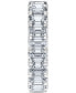 Фото #3 товара Кольцо Macy's Diamond Emerald-Cut Eternity Band in 14k Gold