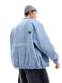 Фото #10 товара Aape By A Bathing Ape skate reversivle track jacket in blue