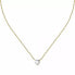 Romantický pozlacený náhrdelník s krystalem Love LPS10ASD14