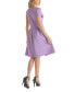 ფოტო #2 პროდუქტის Women's Scoop Neck Knee Length with Pocket Dress