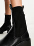 Фото #2 товара Simmi London Larkin sock Chelsea boot in black