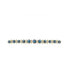 ფოტო #3 პროდუქტის Summer Nights Yellow Gold Plated Silver Turquoise Gemstone Diamond Women Bracelet