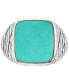 Фото #3 товара EFFY® Men's Turquoise Ring in Sterling Silver