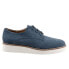 Фото #1 товара Softwalk Willis S1811-421 Womens Blue Narrow Nubuck Oxford Flats Shoes