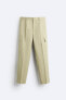 Pleated cargo trousers