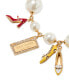 ფოტო #3 პროდუქტის Gold-Tone Cubic Zirconia & Imitation Pearl Charm Bracelet