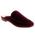 Trotters Ginette T2159-628 Womens Burgundy Suede Slip On Mule Sandals Shoes 11